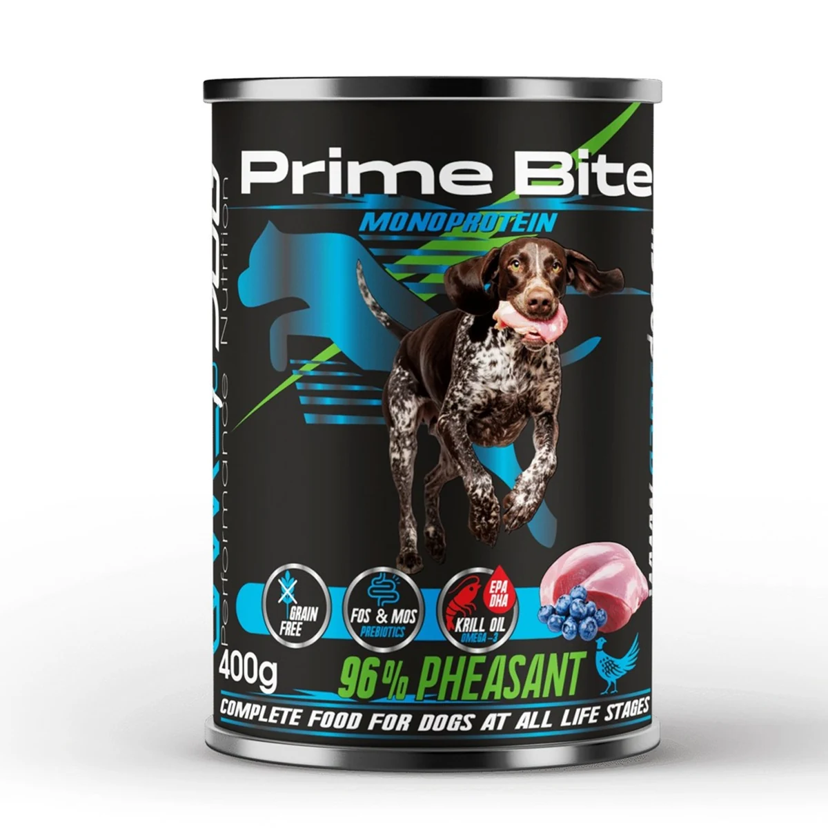 GAME DOG Prime Bite bażant, jagoda 400g