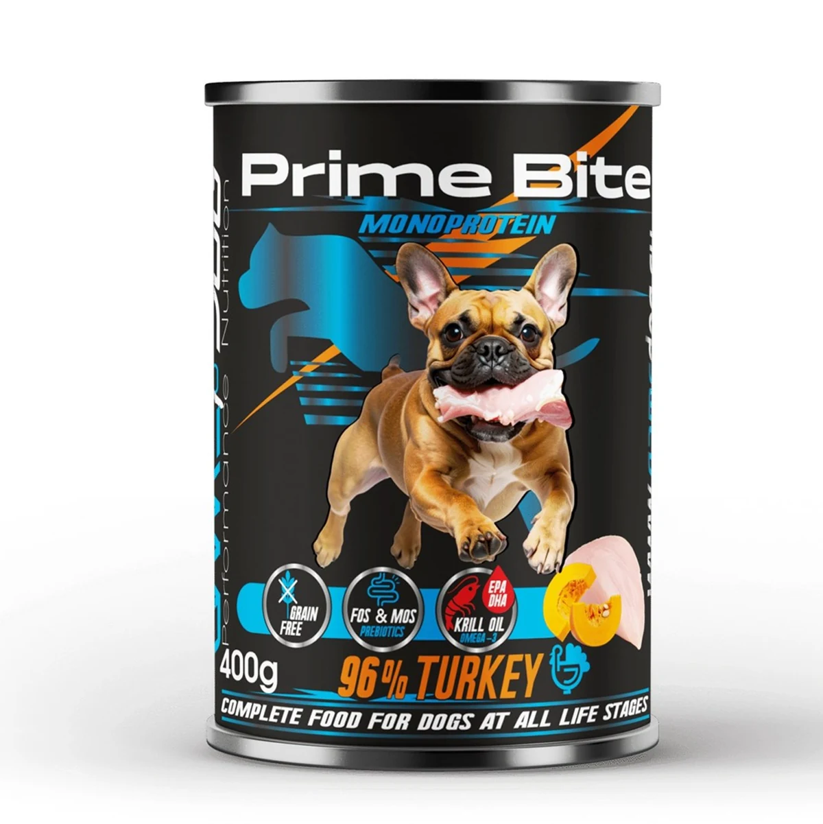 GAME DOG Prime Bite indyk, dynia 400g