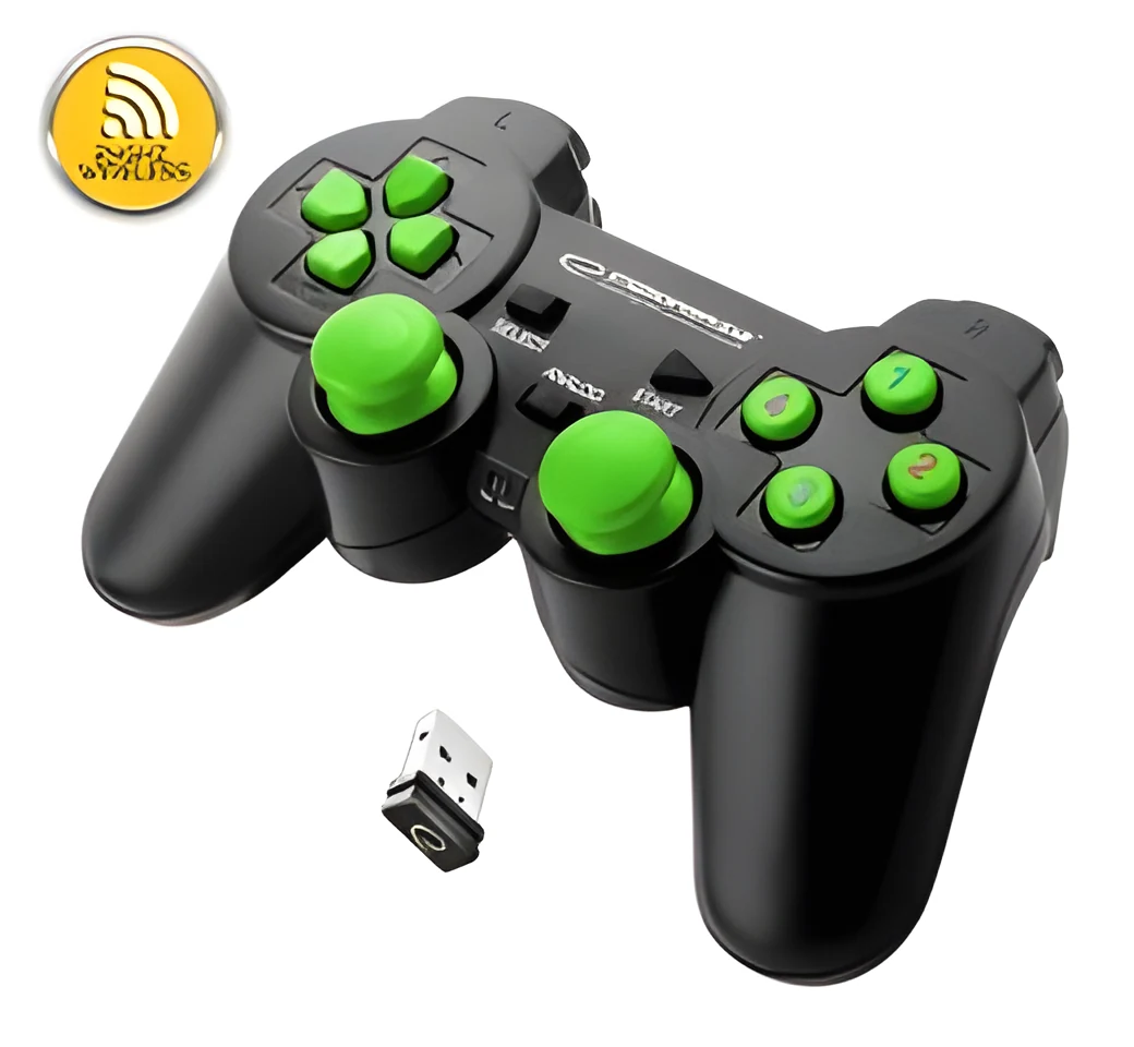 Gamepad bezprzewodowy Esperanza GLADIATOR EGG108G (PC, PS3) — zdjęcie 1 z 5