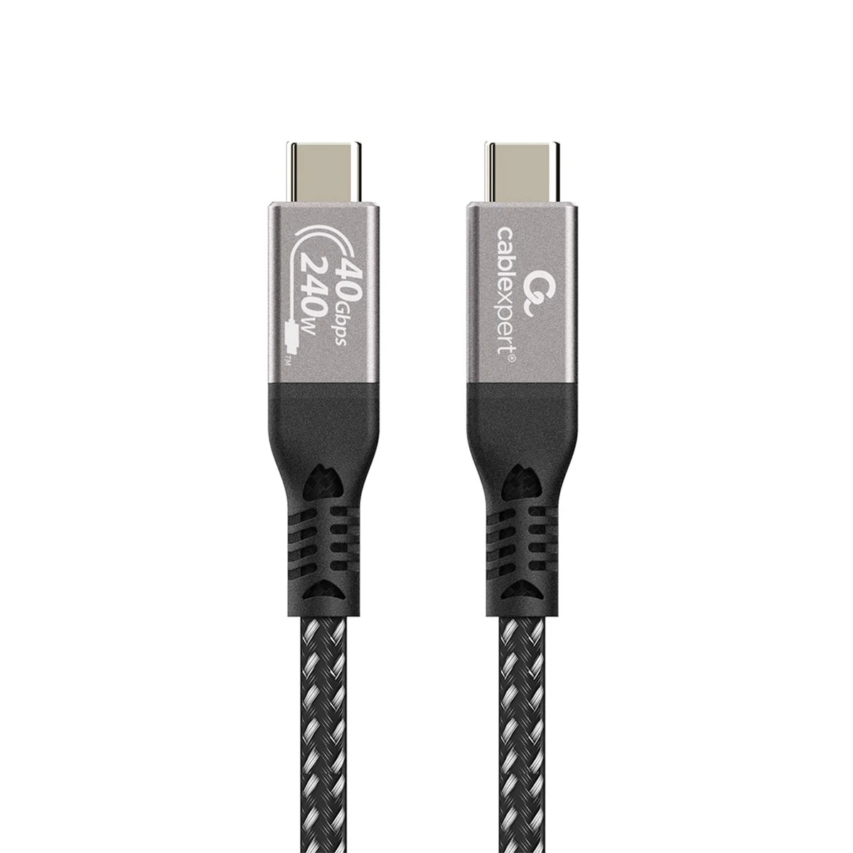 GEMBIRD KABEL DO ŁADOWANIA I TRANSMISJI DANYCH PREMIUM USB 4 TYPE-C 40 GB/S, 240 W, 0.5 M
