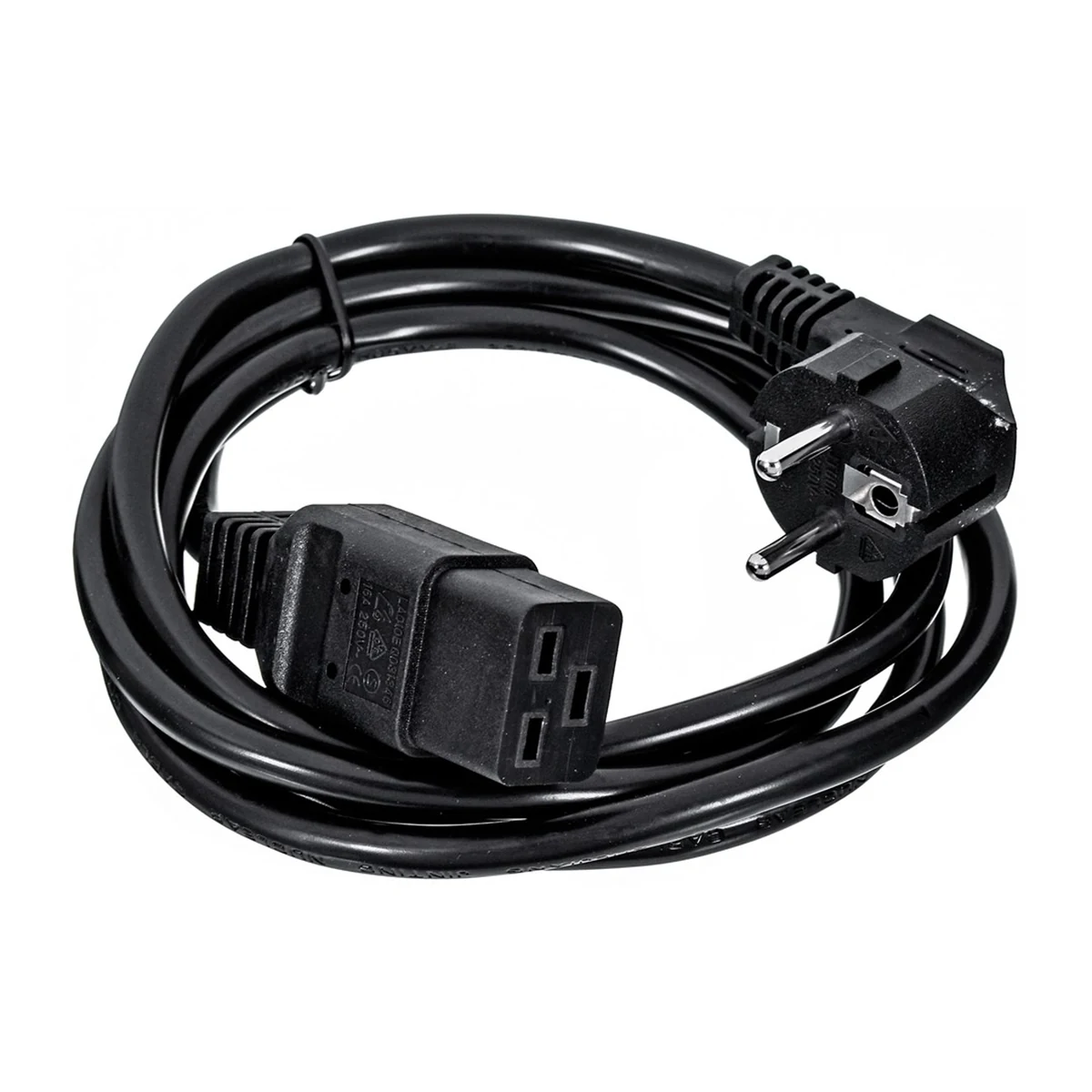 Kabel zasilający serwerowy Gembird 16A, 1.8m, czarny