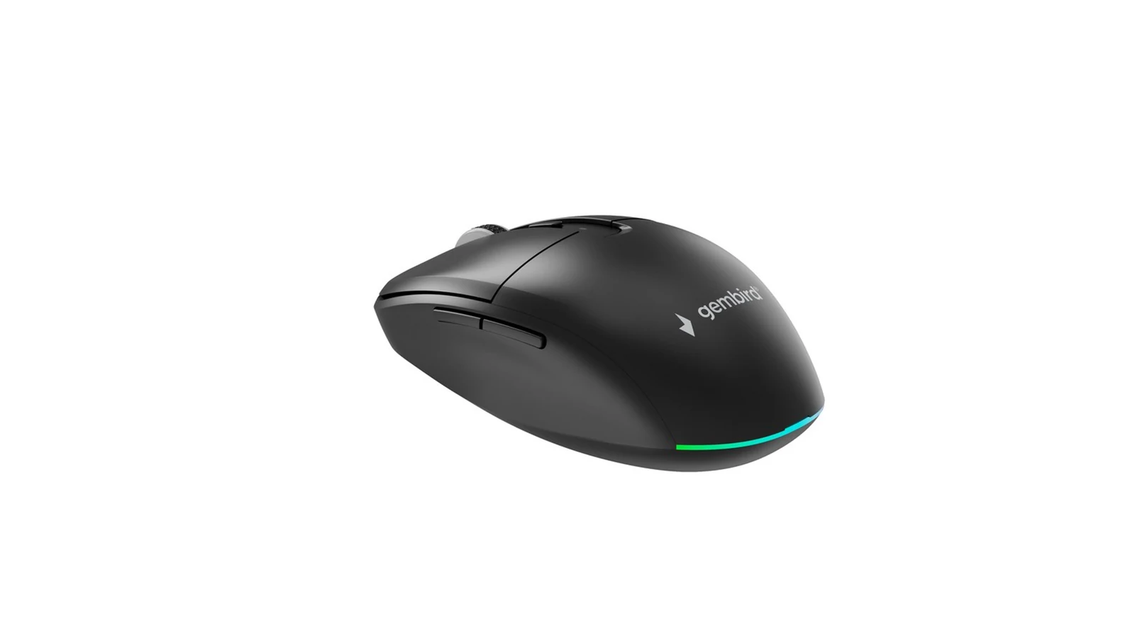 GEMBIRD MYSZ BEZPRZEWODOWA DUAL-MODE (2.4G + BT) 1600 DPI, 6 PRZYCISKÓW, KOLOR CZARNY — zdjęcie 1 z 8