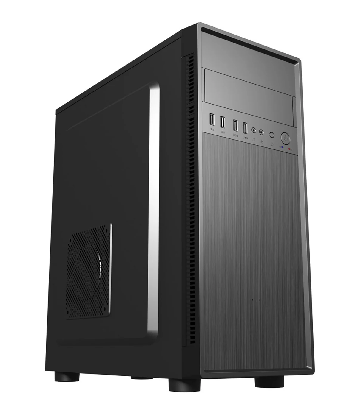 Obudowa Gembird Fornax 160 Midi Tower, czarna