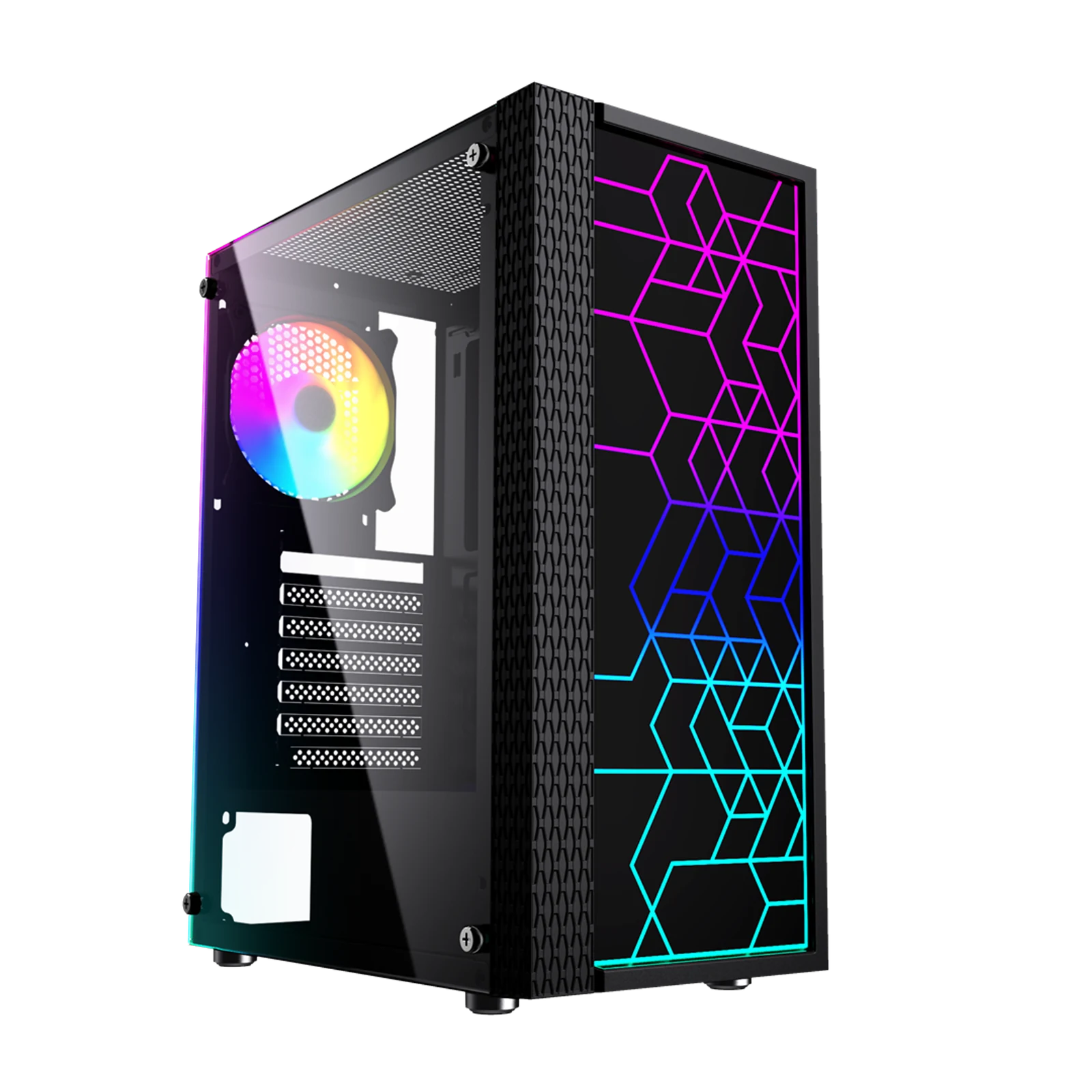 Obudowa Gembird Fornax 2500 Midi-Tower Czarna — zdjęcie 1 z 8