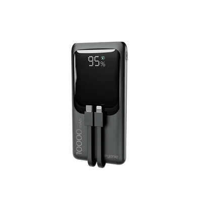 Powerbank Gembird 10000mAh z wyświetlaczem LCD, szybkim ładowaniem QC 3.0 20W