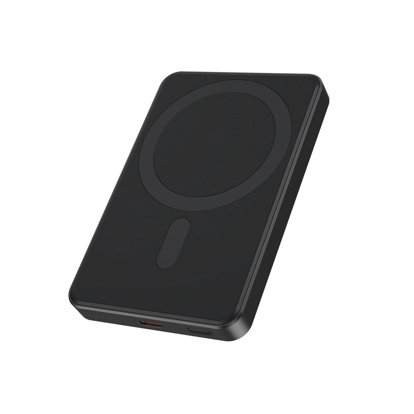 Powerbank Gembird z ładowaniem bezprzewodowym 15W, 5000 mAh, czarny — zdjęcie 1 z 7