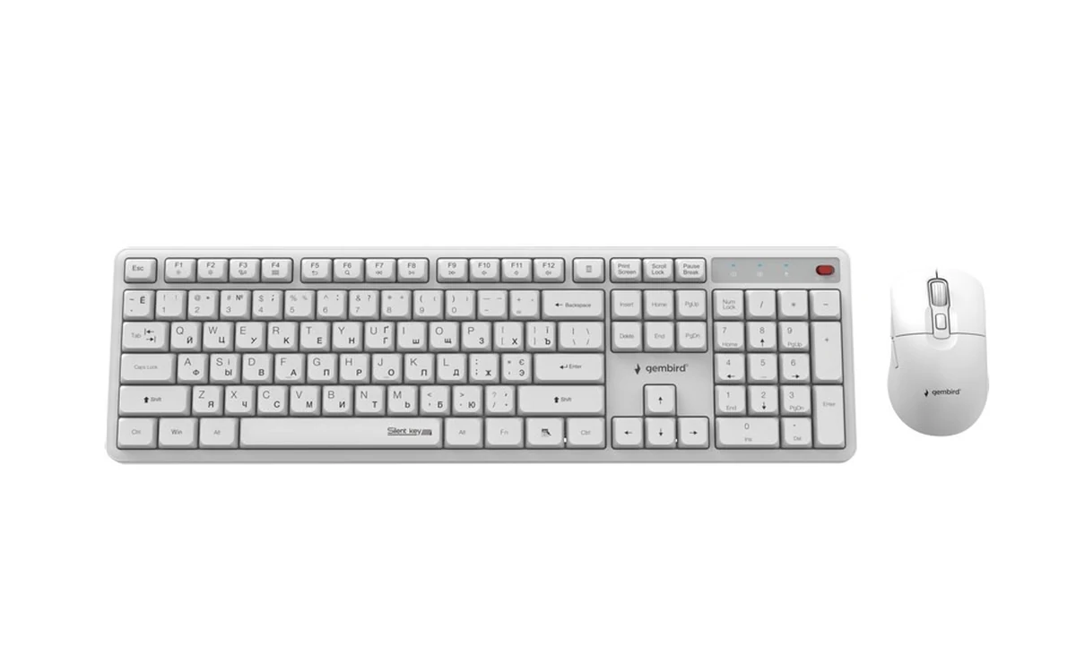 GEMBIRD Silent Key Pro Business: Zestaw Klawiatury + Myszy