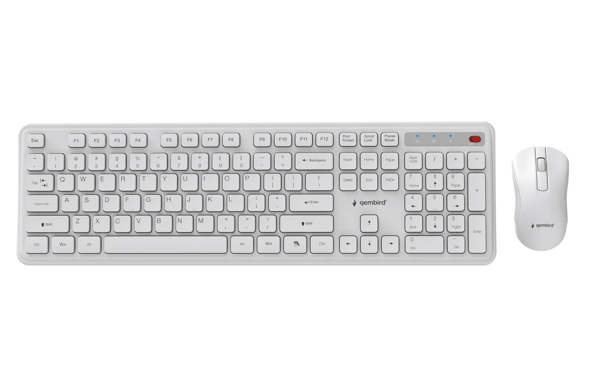GEMBIRD Slim Pro Business - Zestaw Klawiatury + Myszy