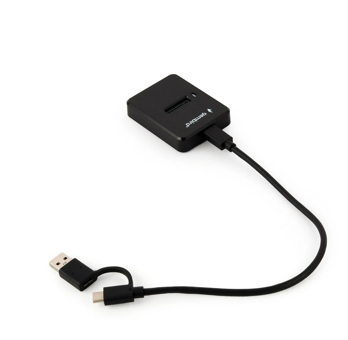 GEMBIRD STACJA DOKUJĄCA M.2 SATA I NVME SSD CZARNA