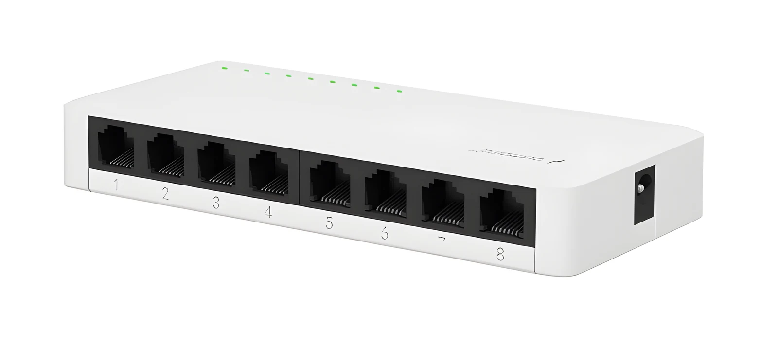 GEMBIRD SWITCH DESKTOP GIGABIT LAN 8X 10/100/1000MBPS BIAŁY — zdjęcie 1 z 6