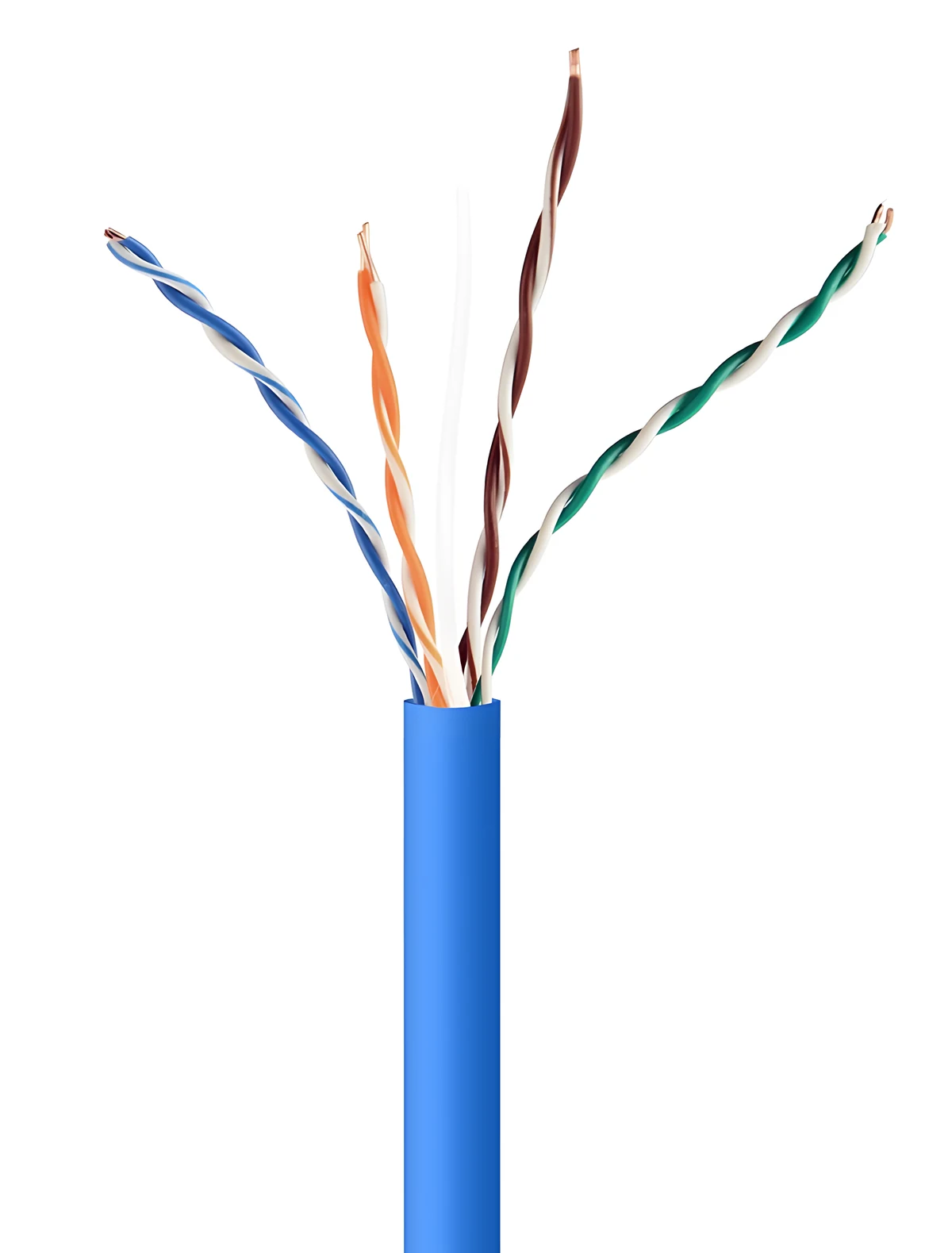 Kabel sieciowy UTP Gembird, kategoria 5e, drut miedziany CCA, 305 m, niebieski, AWG24