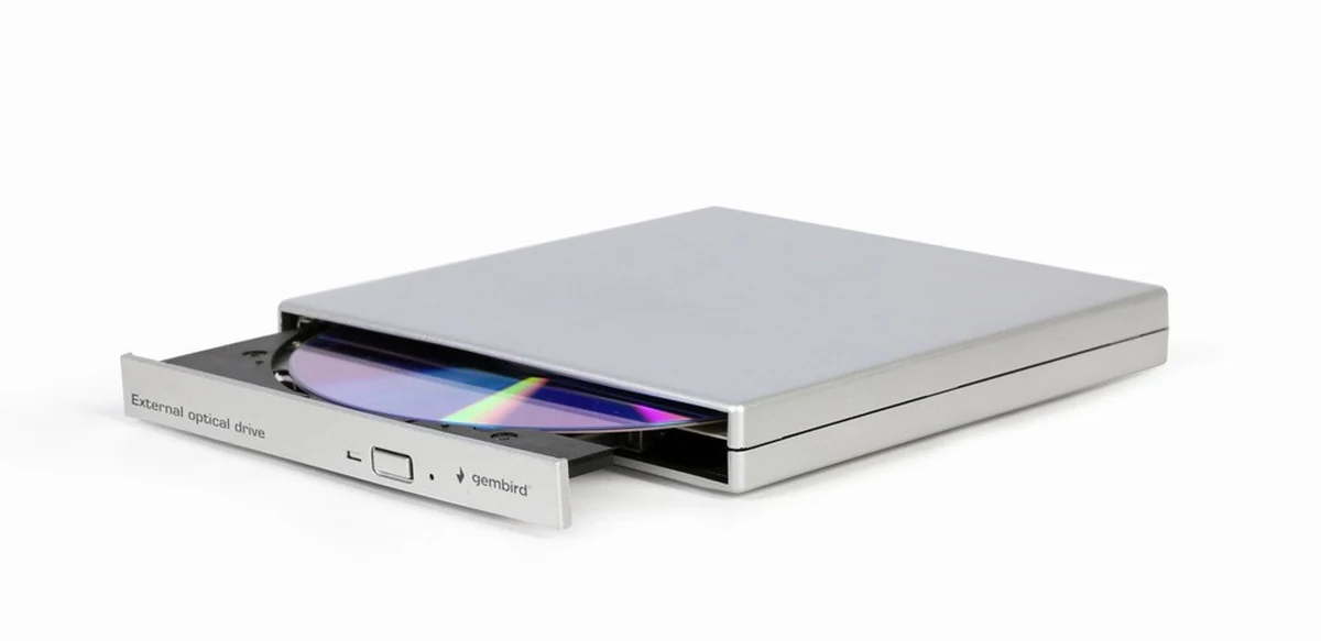 GEMBIRD ZEWNĘTRZNA NAGRYWARKA DVD 8X, CD 24X USB 2.0 SREBRNA