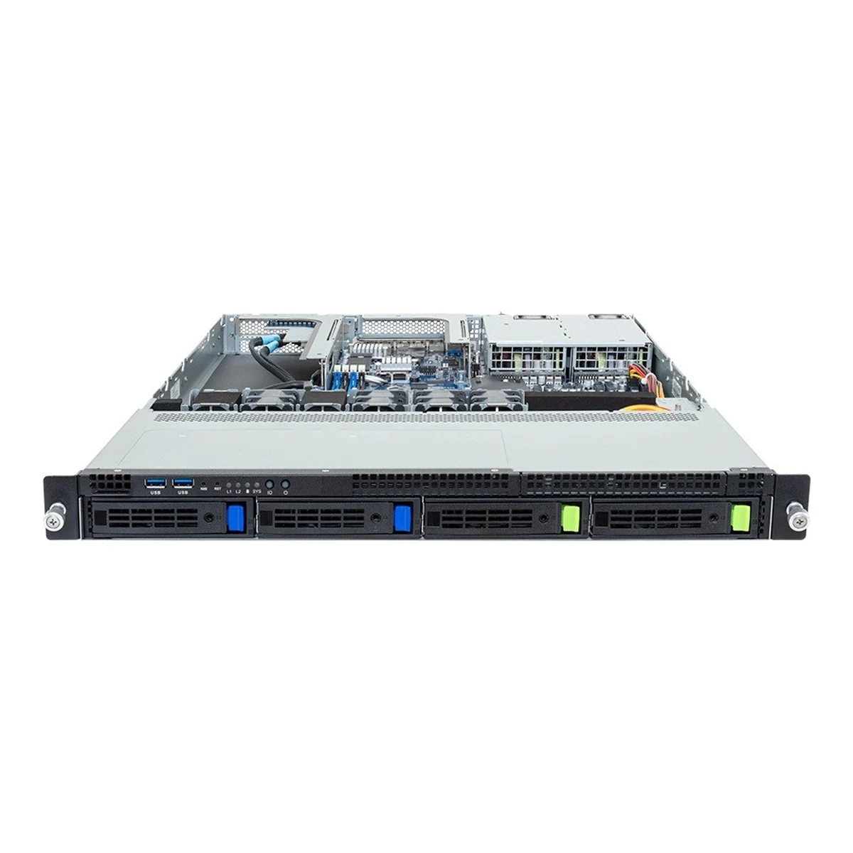 Serwer RACK Gigabyte R133-X10-AAA2 z procesorem Intel E-24XX, 1U