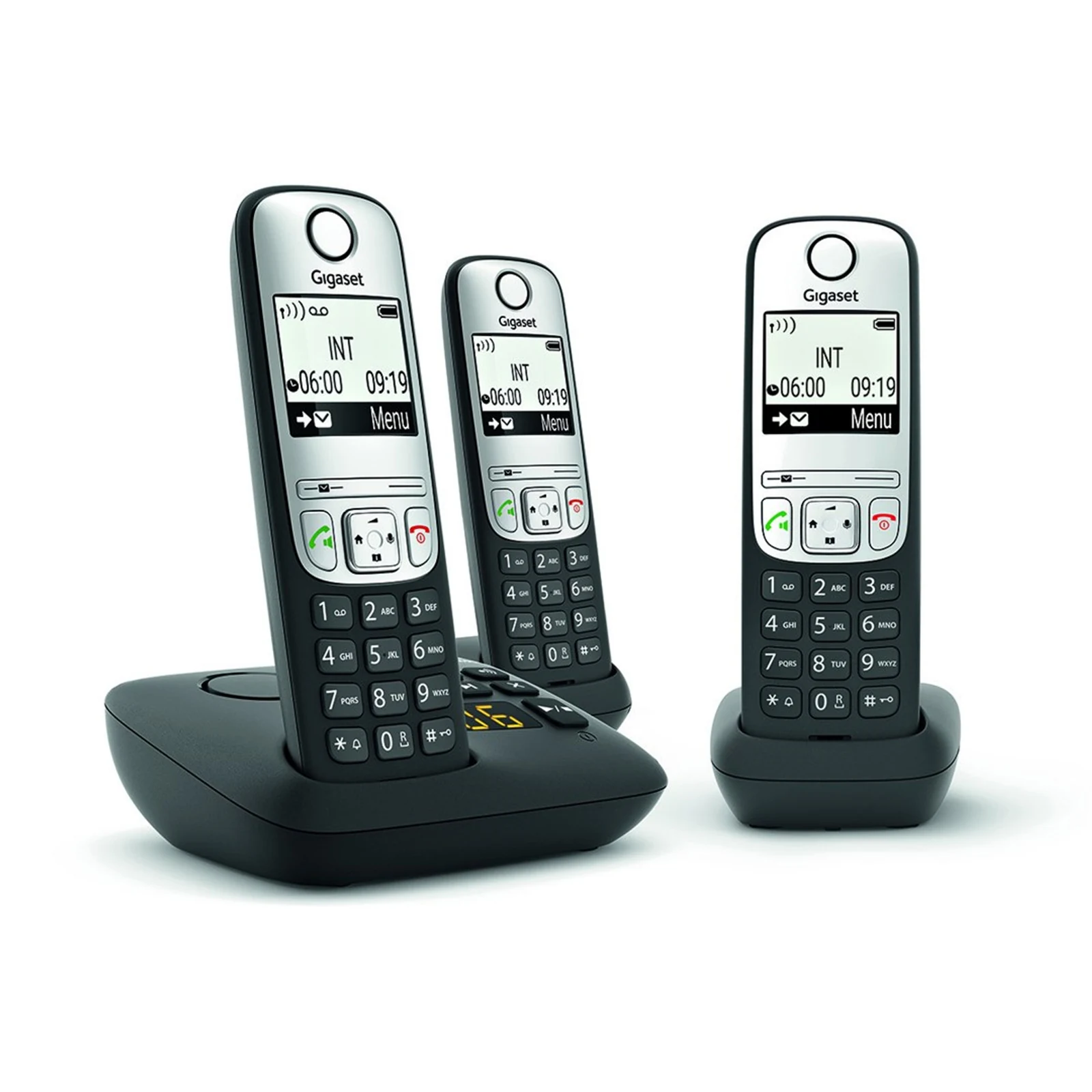 Gigaset A690A Trio Telefon analogowy/DECT Czarny — zdjęcie 1 z 3