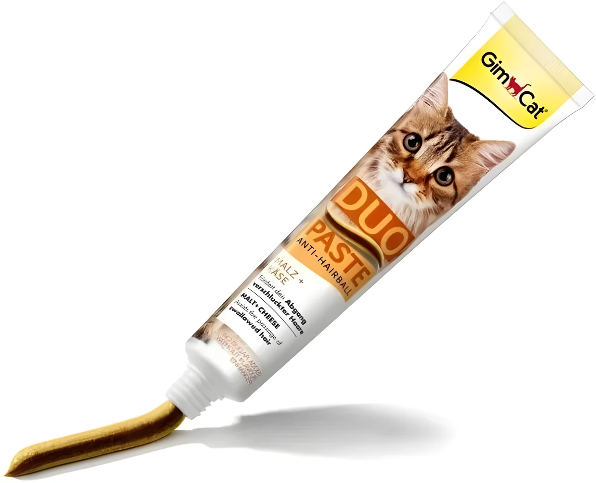 GimCat Duo Paste Anti-Hairball słód z serem 50g