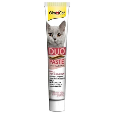 Pasta przeciwko kulom włosowym GimCat Duo z kurczakiem 50g