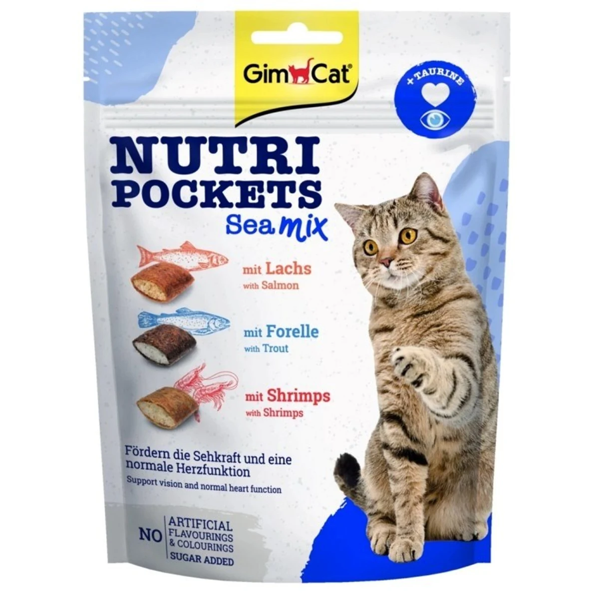 GimCat Nutri Pockets Sea mix -mieszanka morska 150g