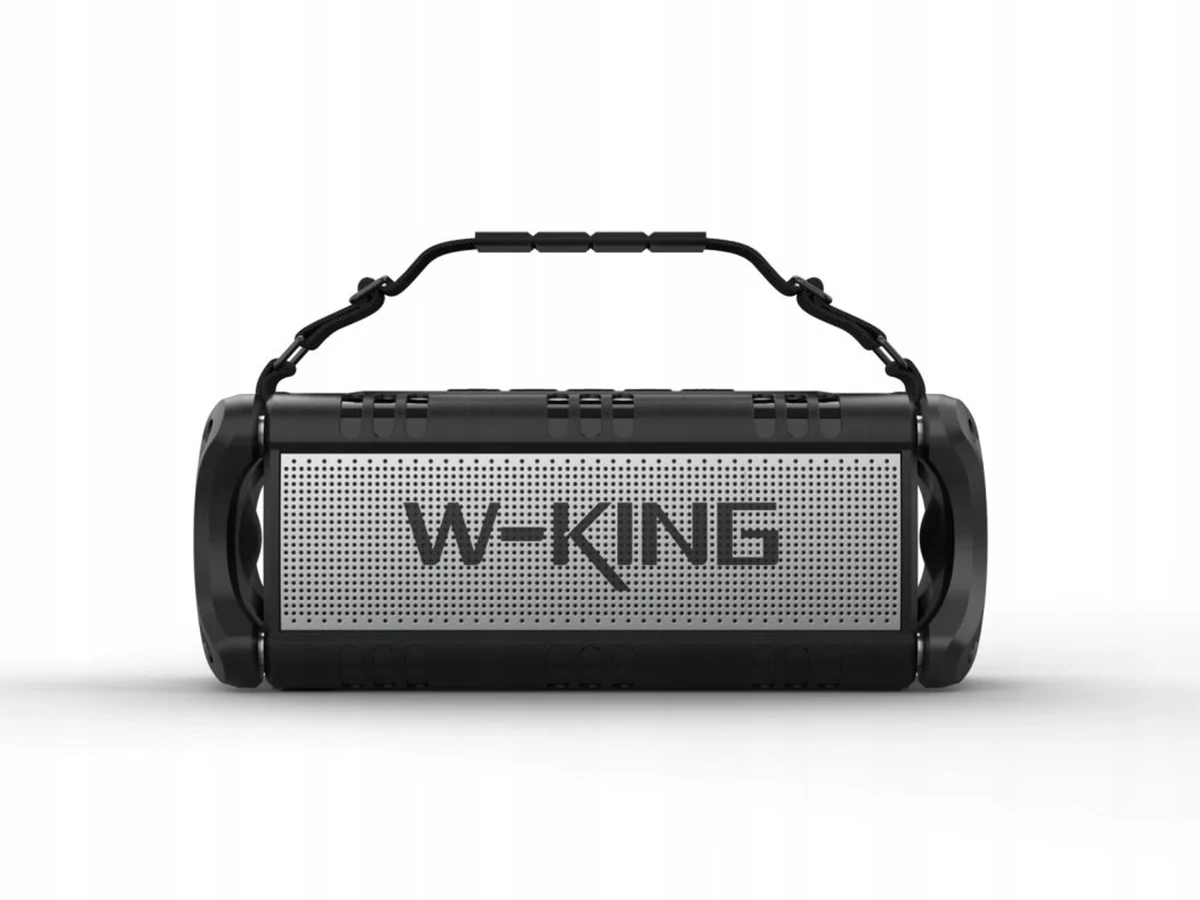 Głośnik bezprzewodowy Bluetooth W-KING D8 czarno -srebrny