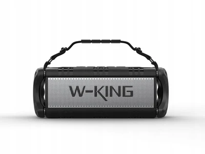 Głośnik bezprzewodowy Bluetooth W-KING D8 czarno -srebrny