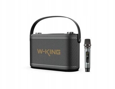 Głośnik bezprzewodowy Bluetooth W-KING H10s czarny