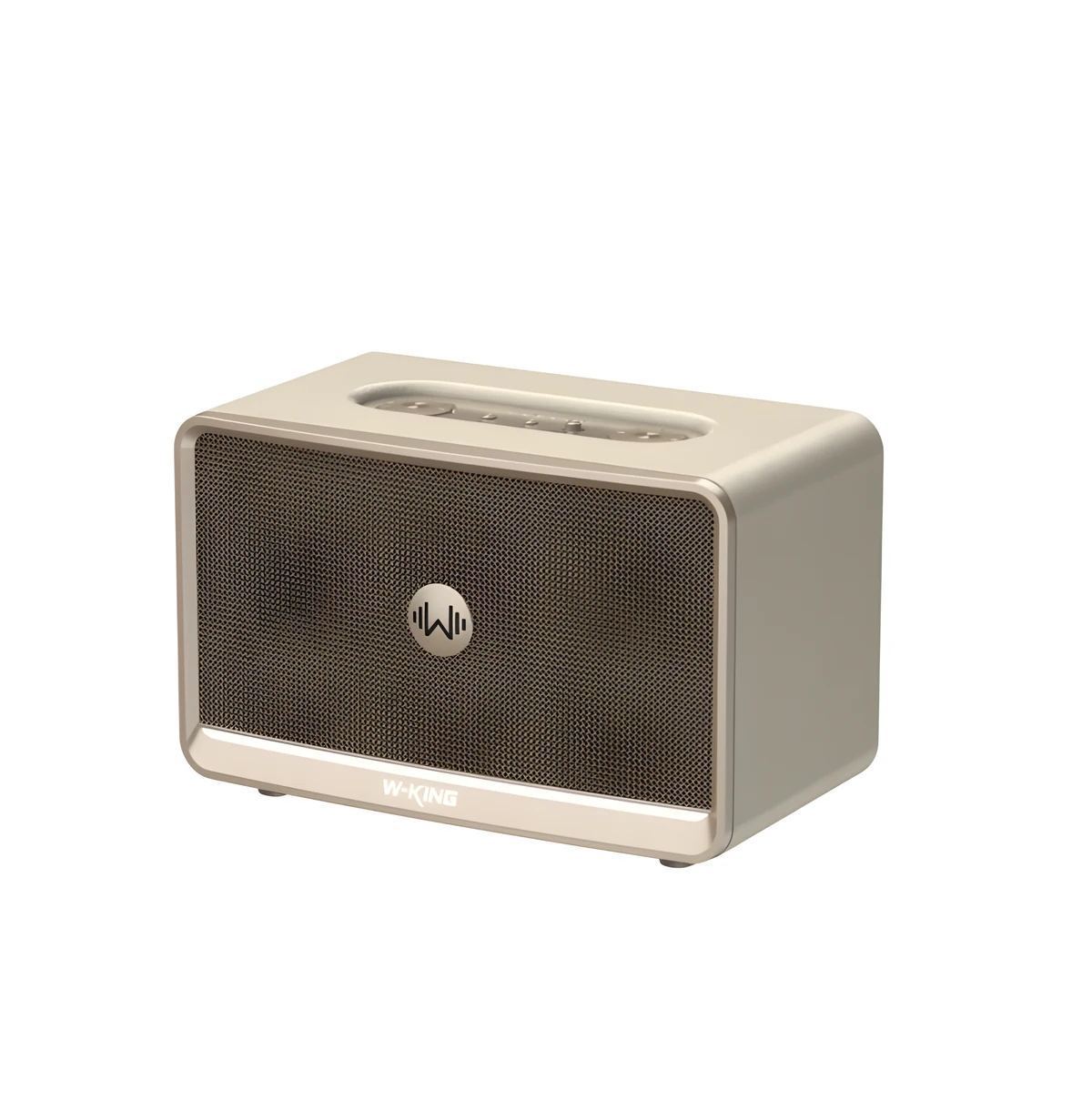 Głośnik bezprzewodowy Bluetooth W-KING H330 kremowy