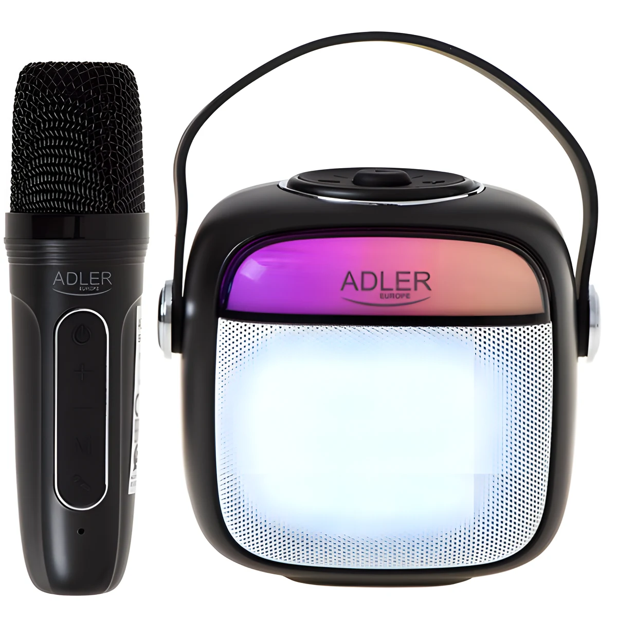 Głośnik bluetooth ADLER AD 1199b - przenośny LED