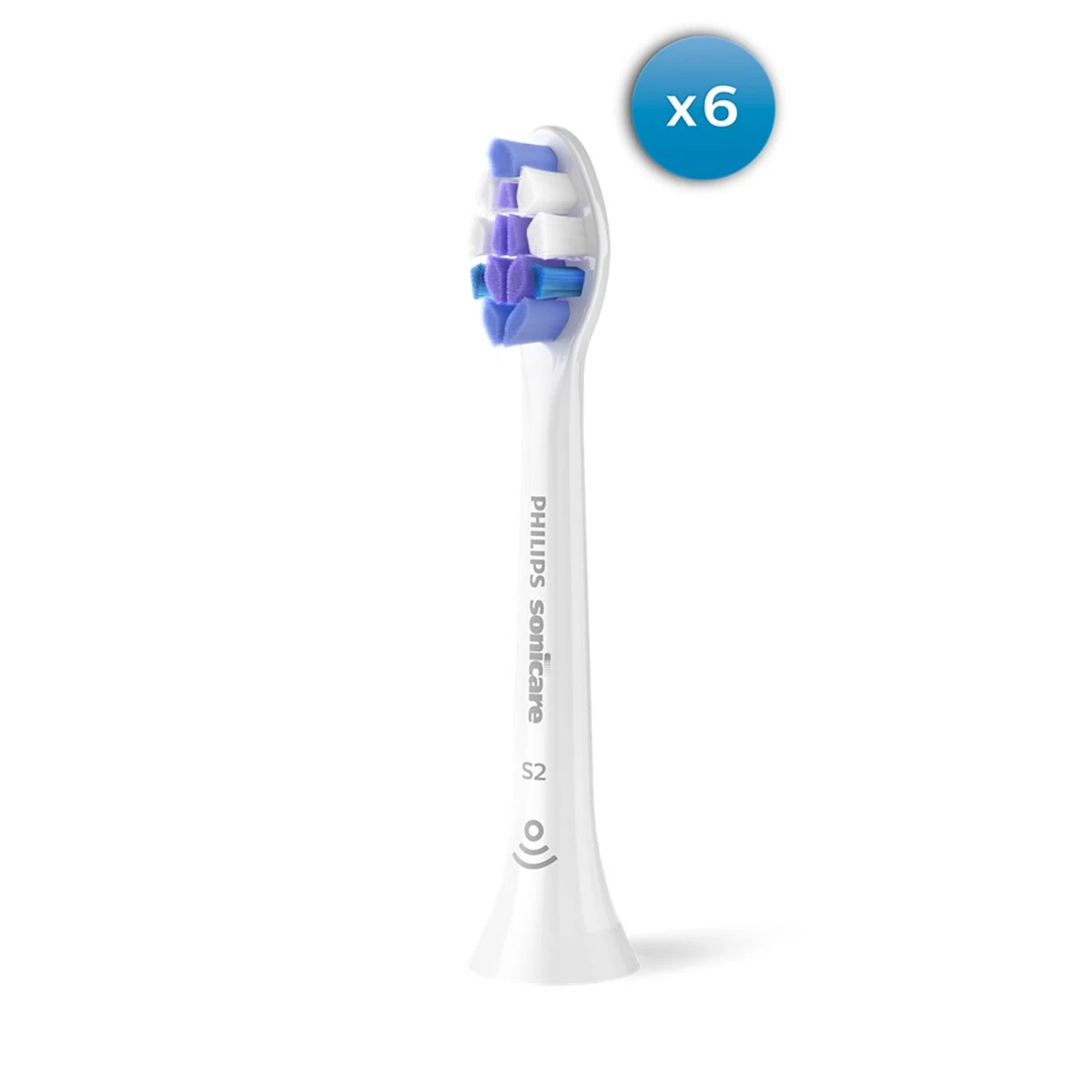 Główka szczoteczka do zębów Philips HX6056/87, 6 szt., biały