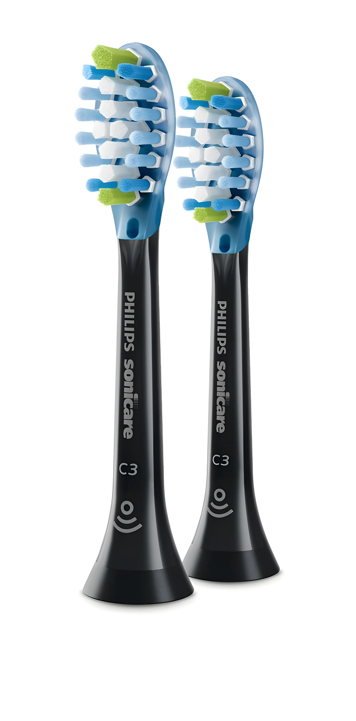 Główka szczoteczki PHILIPS Sonicare HX9042/88, 2 szt., czarna, średnia twardość