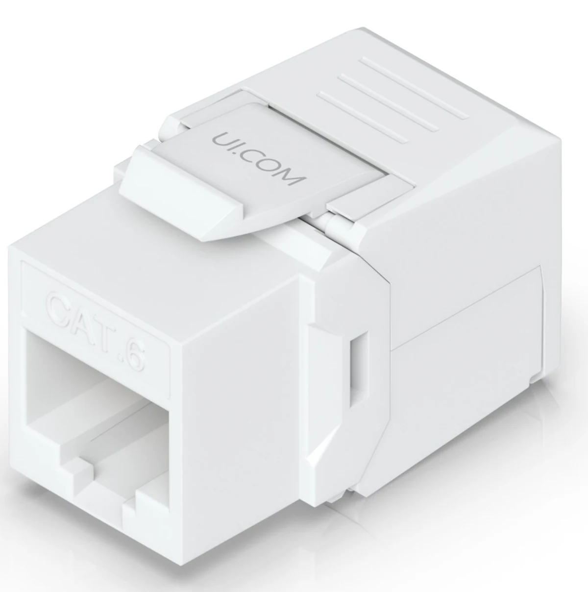 Gniazdo keystone RJ45 UTP kat.6a Ubiquiti 12-pak (UACC-Keystone-Jack-C6)