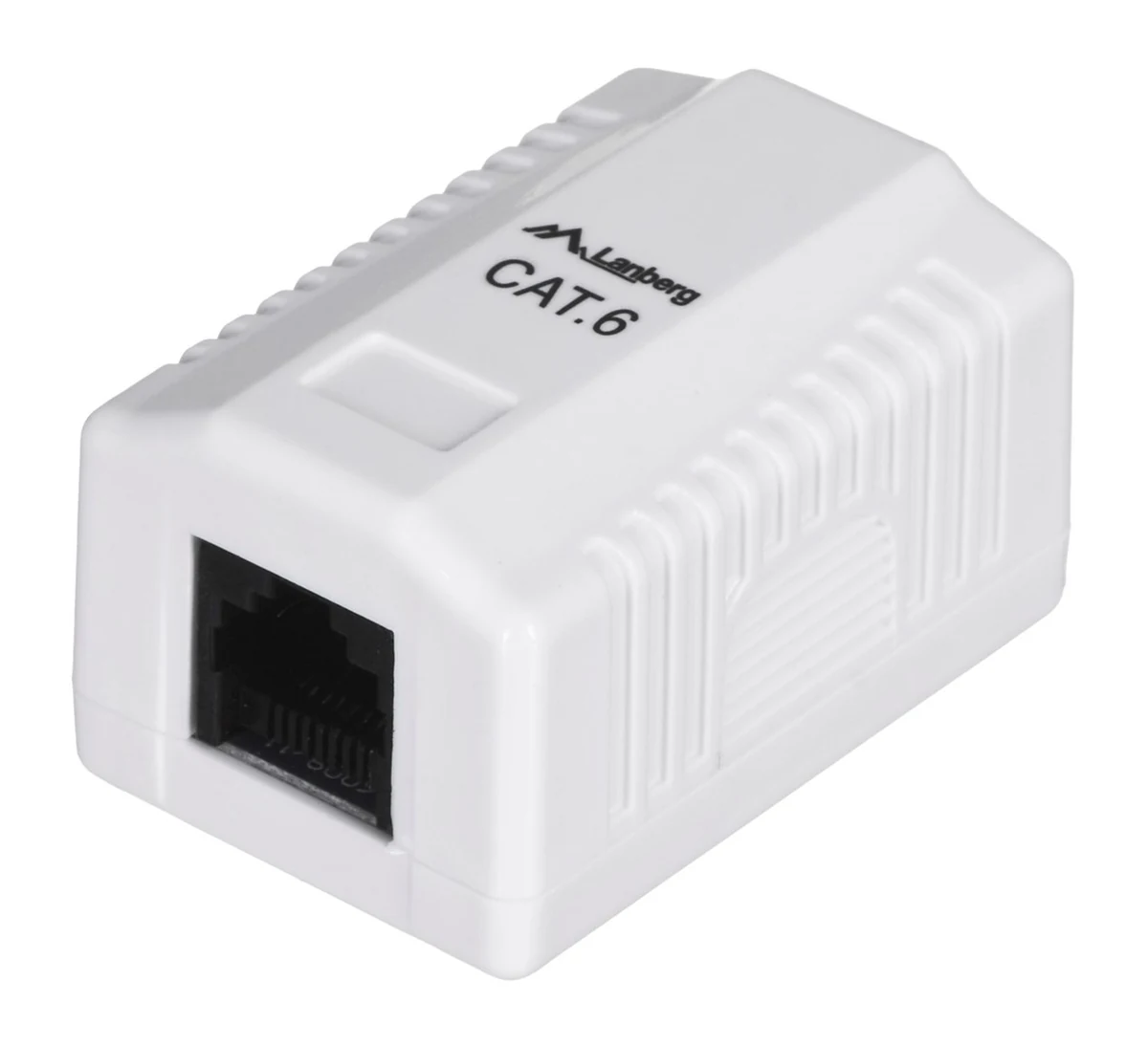 Gniazdo natynkowe Lanberg OU6-0001-W, 1x RJ45, biały