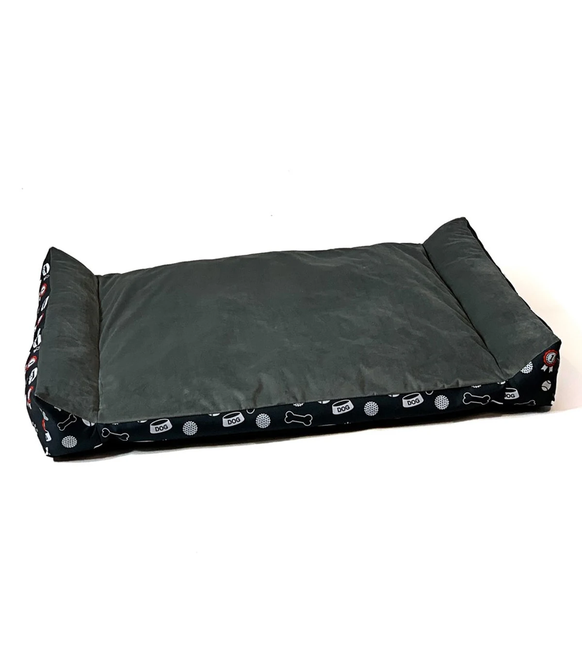 GO GIFT Rex grafit L - legowisko 93x61x8 cm