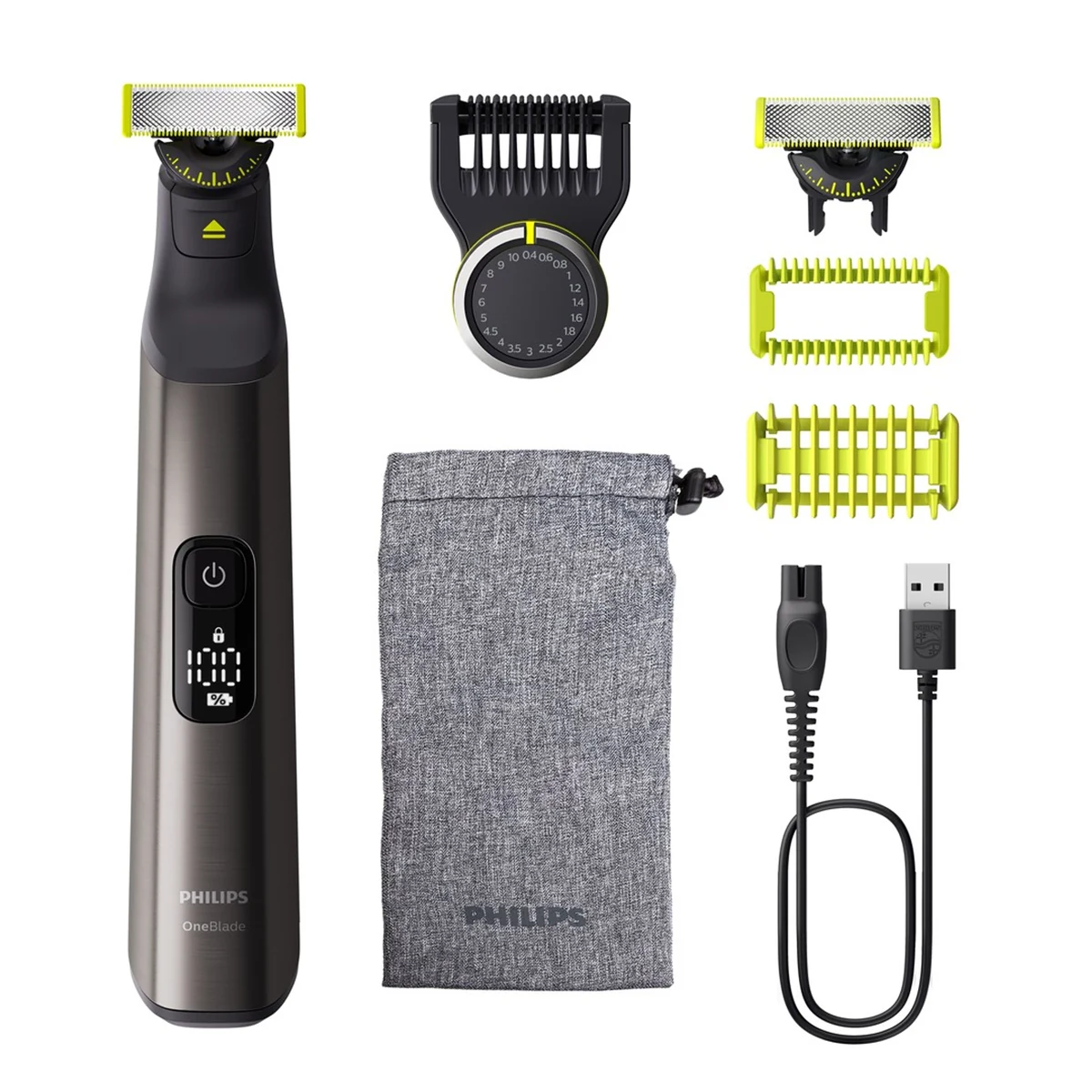 Golarka PHILIPS OneBlade Pro QP 6552 Chromowy