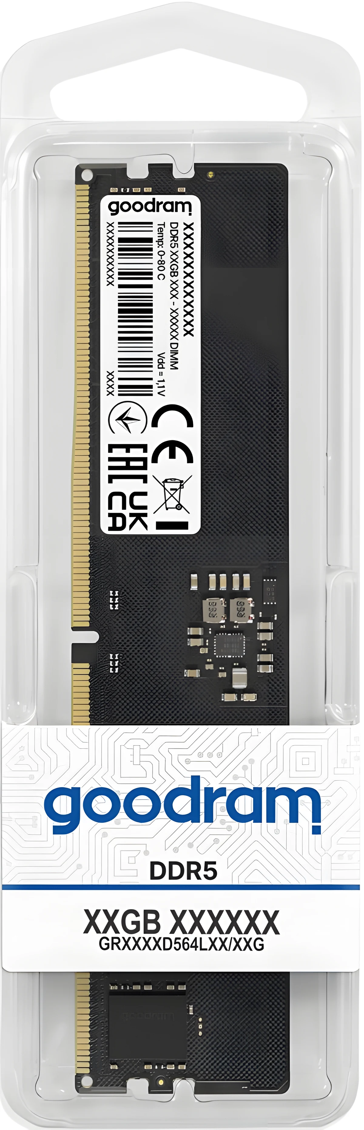 GOODRAM DDR5 16GB 4800MHz CL40 2048x8