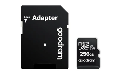 Karta microSDXC Goodram 256GB Class 10 UHS I z adapterem