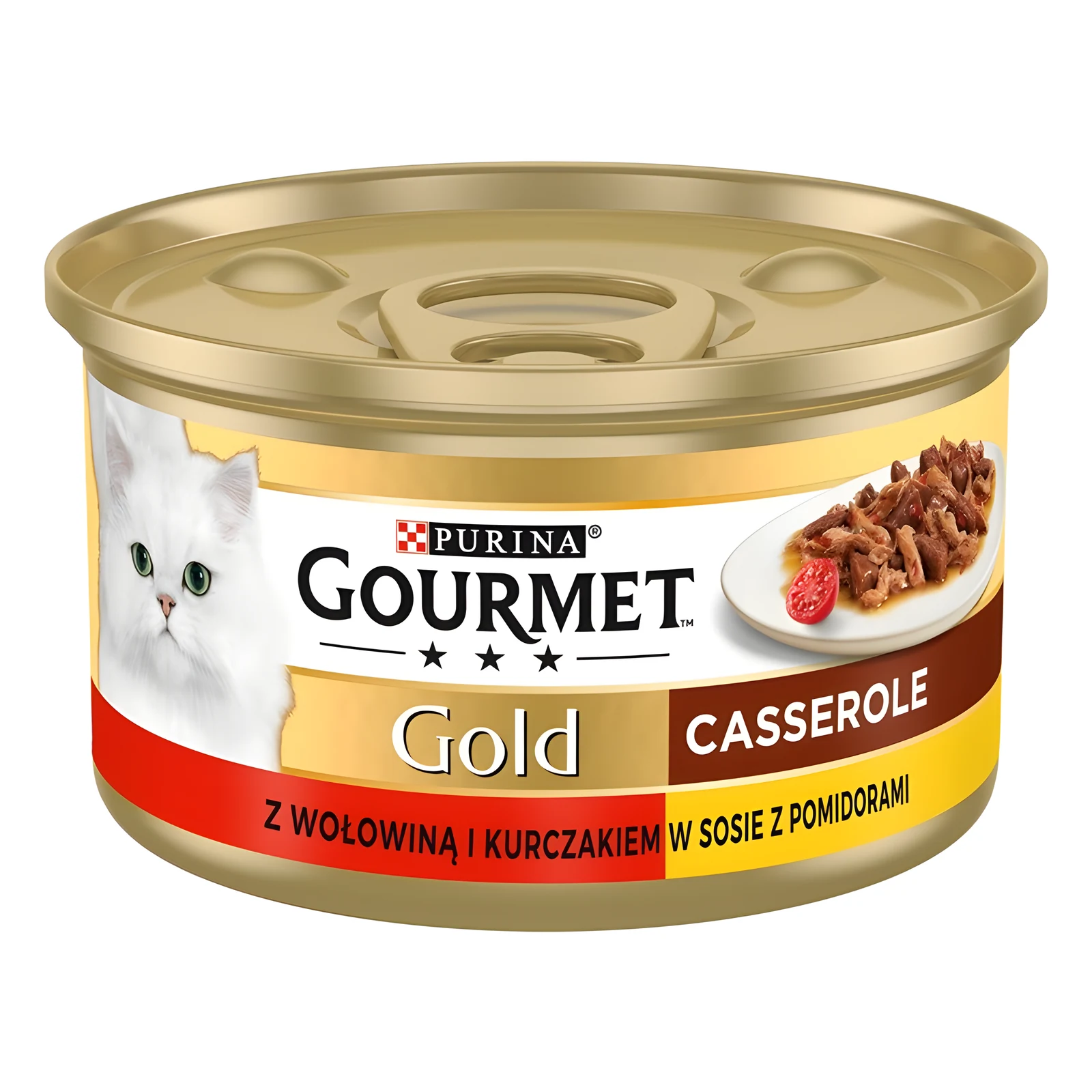 GOURMET GOLD Wołowina z kurczakiem 85g — zdjęcie 1 z 8