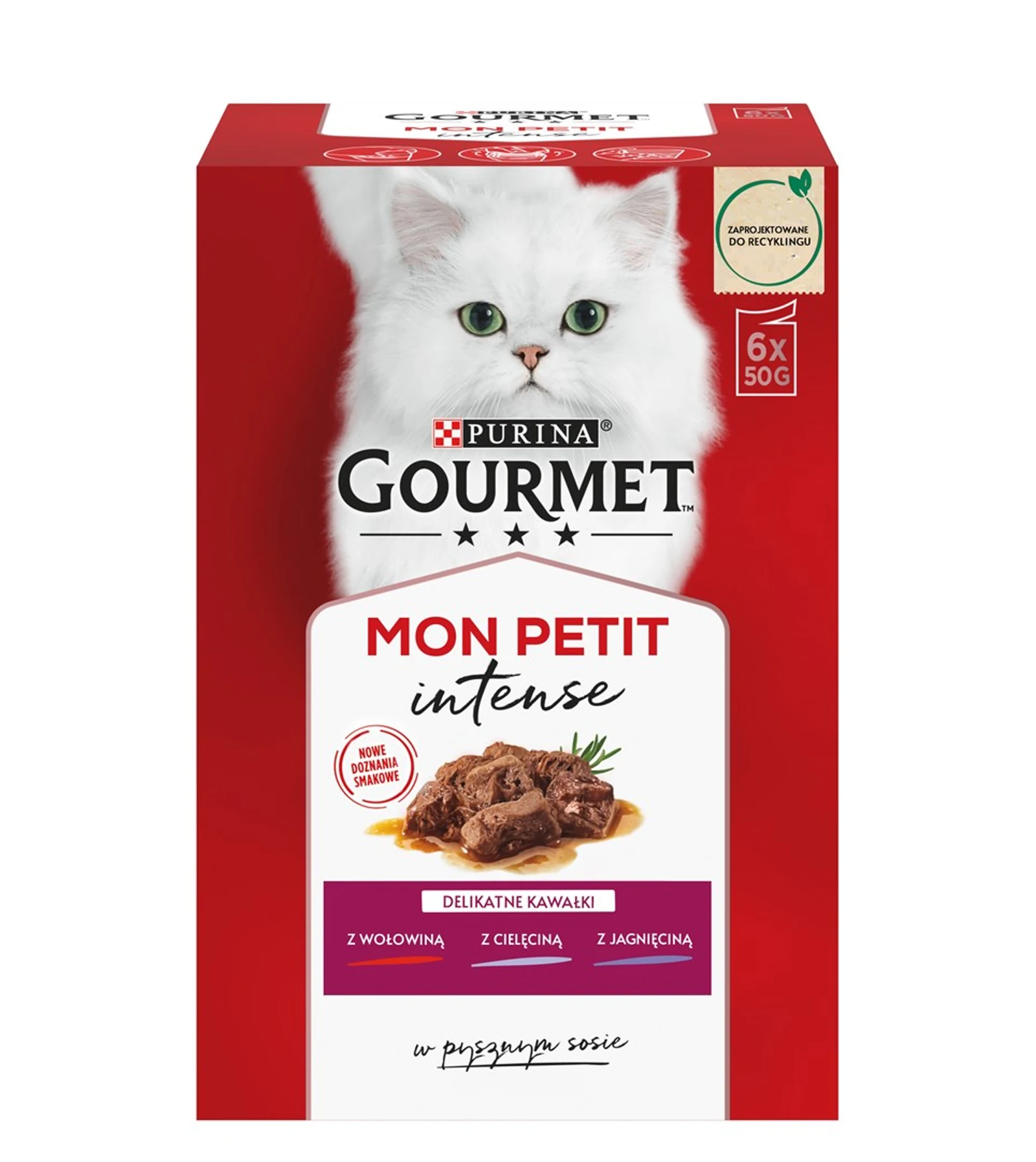 GOURMET Mon Petit Mix Mięsny - 6 x 50 g — zdjęcie 1 z 8