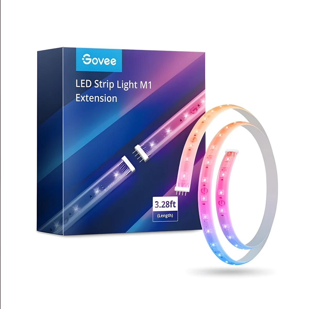Pasek LED GOVEE H100E, 1m, RGBIC+, kompatybilny z Matter