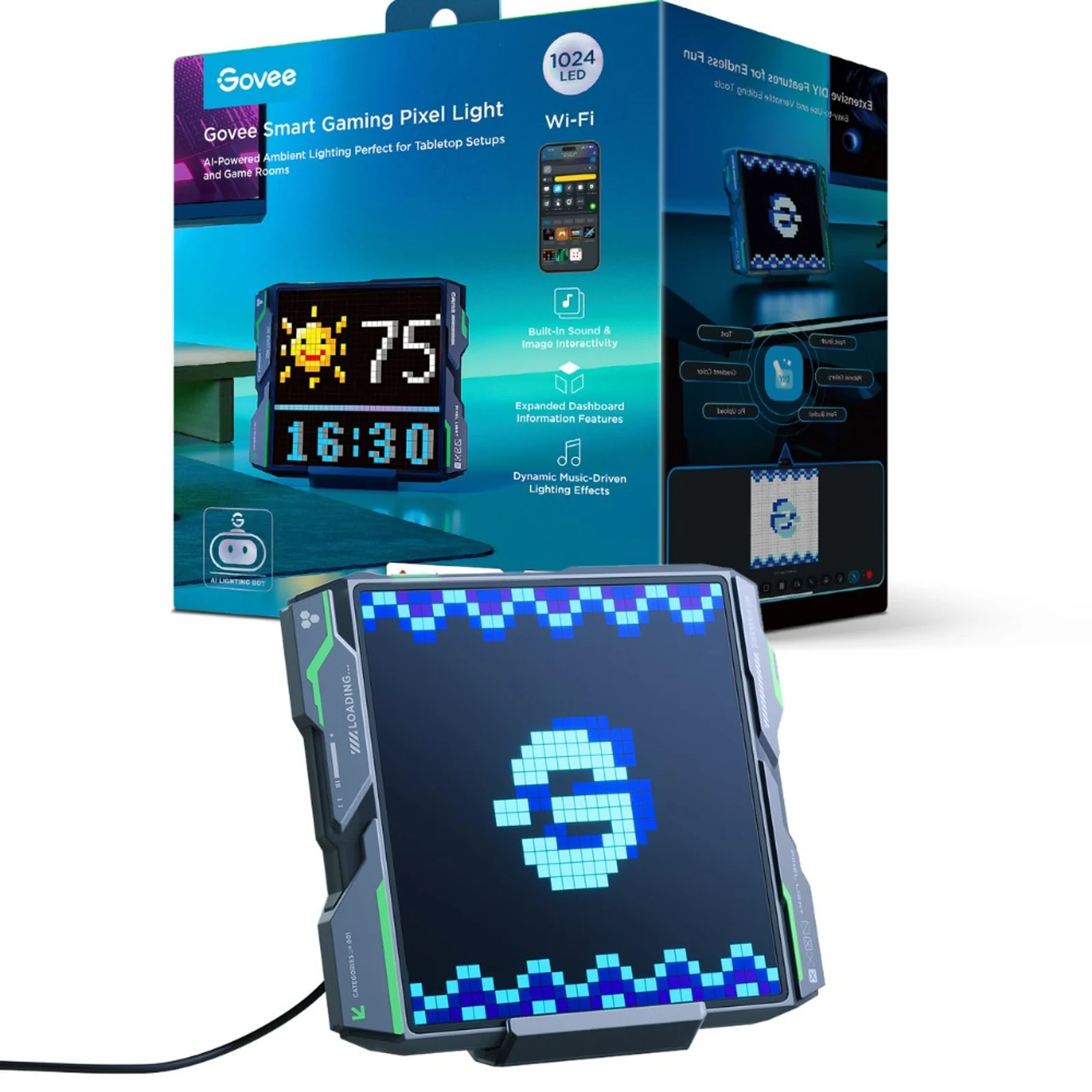 Lampki ozdobne LED Govee H8630, sterowane Wi-Fi i Bluetooth