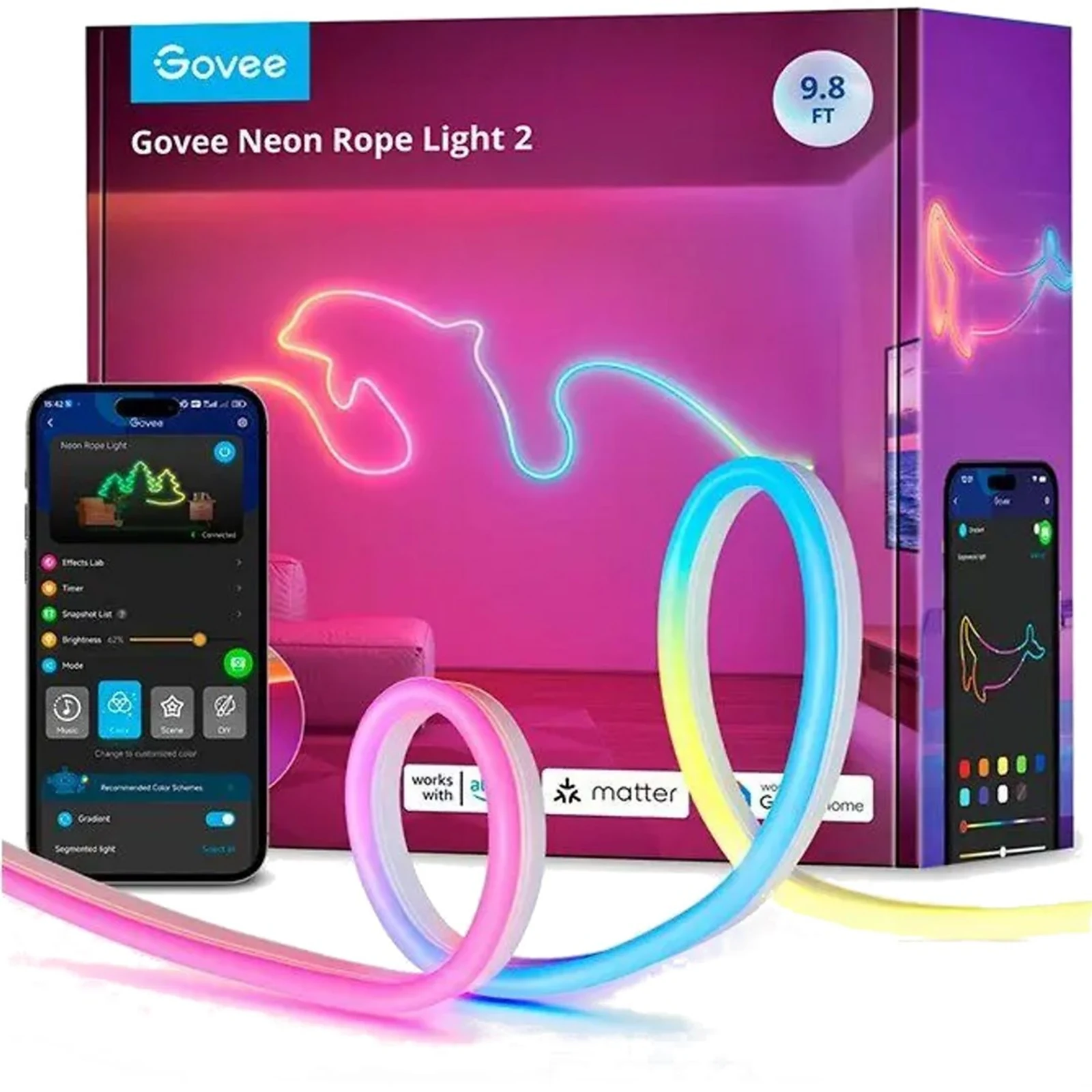 Govee taśma LED 3M Neon Rope Light 2 H61D3301 — zdjęcie 1 z 4