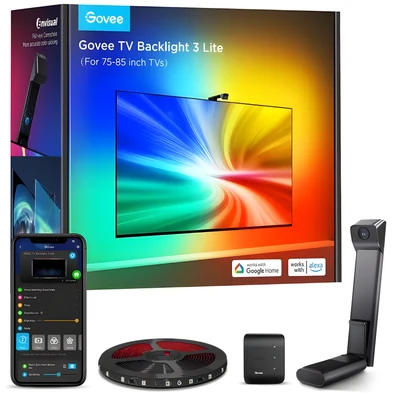 Taśma LED Govee H60993D2 do podświetlenia telewizora 75-85 cali, RGBICW, Wi-Fi + Bluetooth