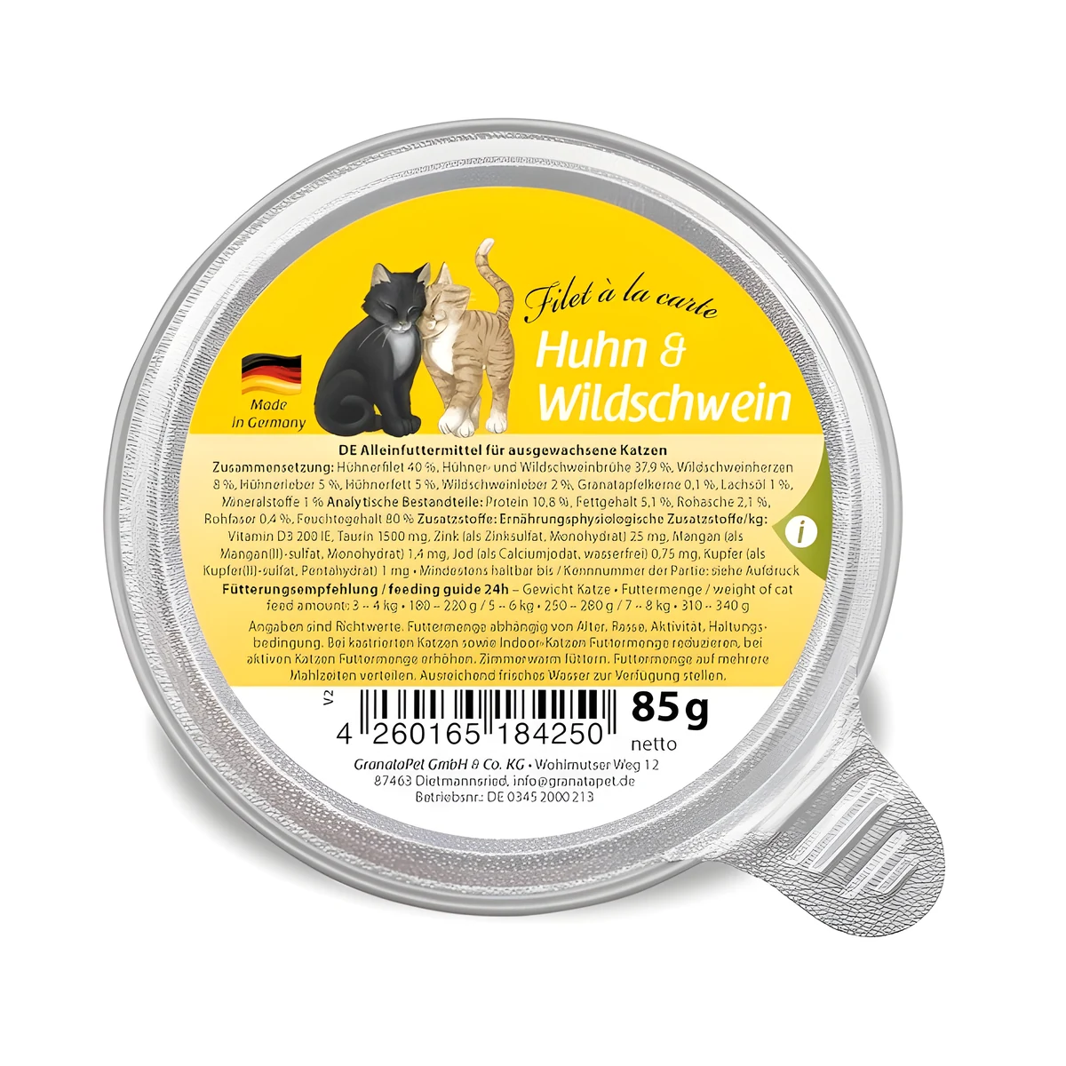 GranataPet Filet a la carte kurczak z dzikiem 85g