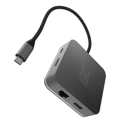 Adapter USB-C 6w1 Green Cell, 60 g, 109 mm