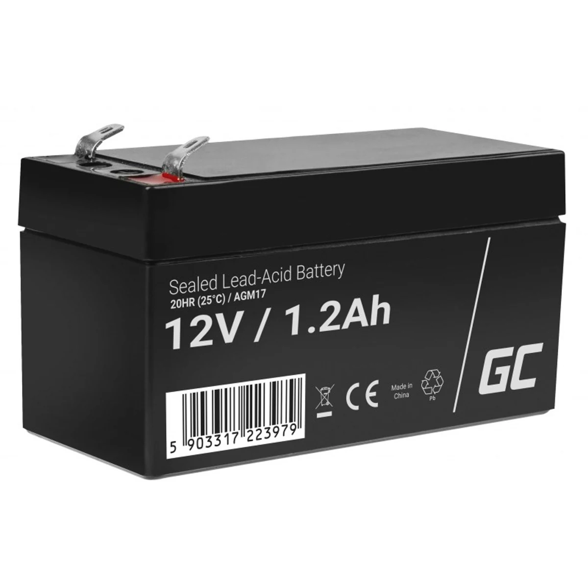 GREEN CELL AGM17 12V 1,2AH Akumulator Żelowy