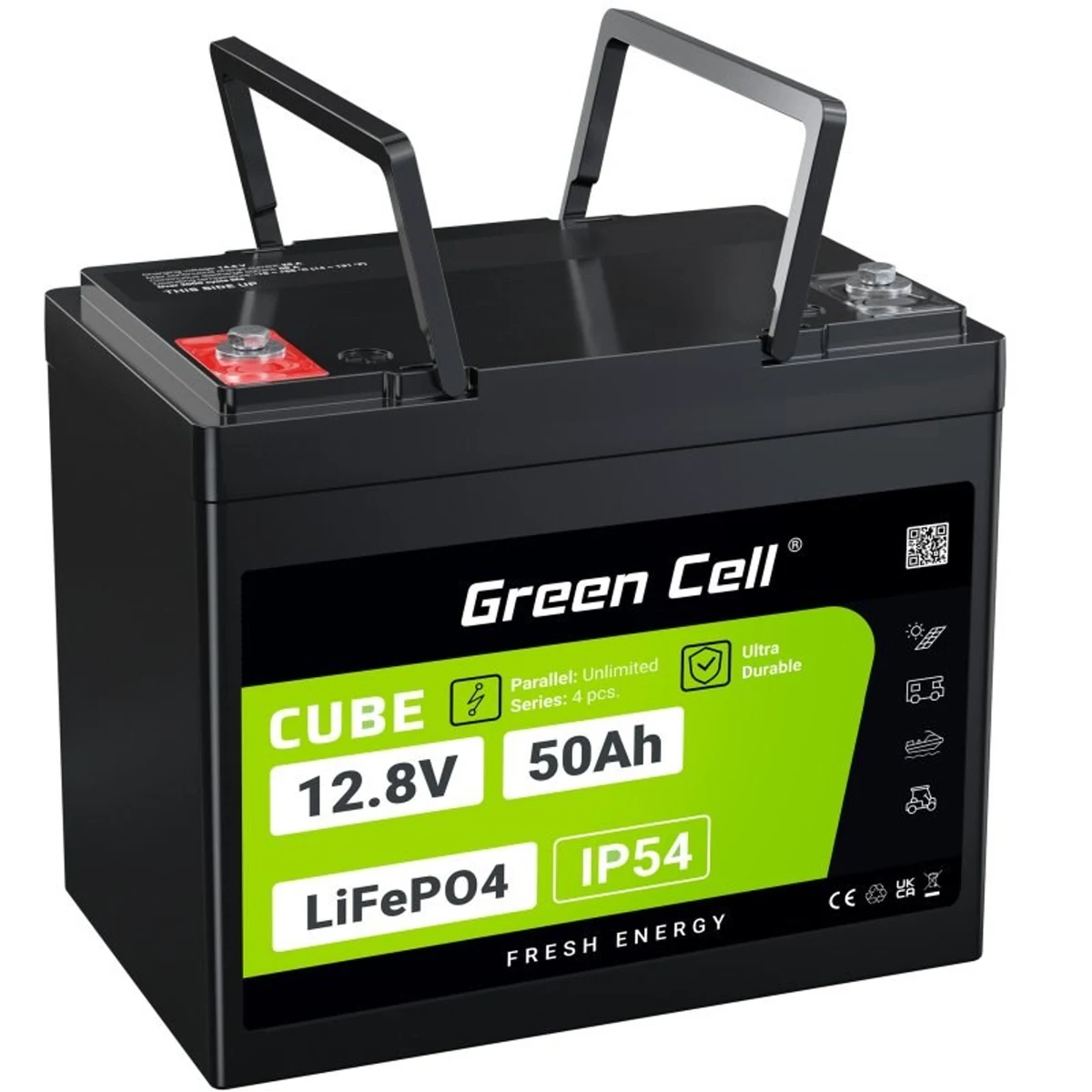 GREEN CELL AKUMULATOR LIFEPO4 50AH 12V/12.8V