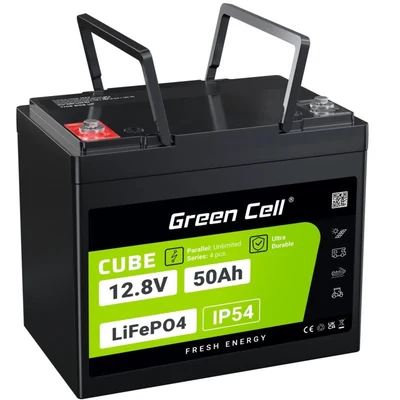 GREEN CELL AKUMULATOR LIFEPO4 50AH 12V/12.8V
