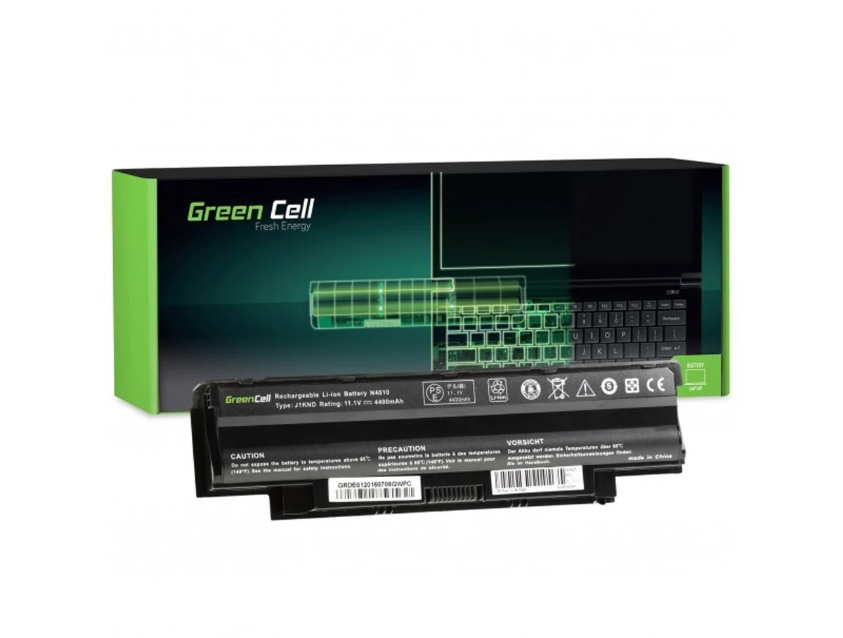 Bateria Green Cell DE01 do Dell J1KND 4400 mAh 11.1V