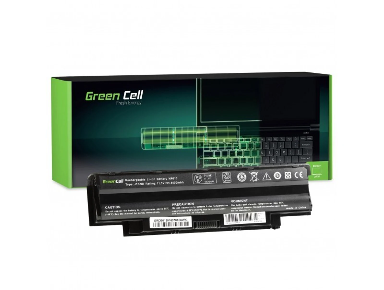 Bateria Green Cell DE01 do Dell J1KND 4400 mAh 11.1V — zdjęcie 1 z 5