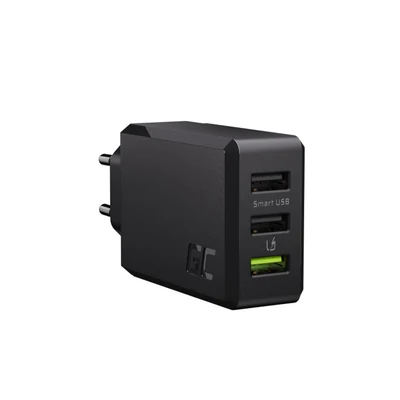 Ładowarka sieciowa Green Cell Charge Source 3 30W z 3 portami USB i szybkim ładowaniem QC 3.0