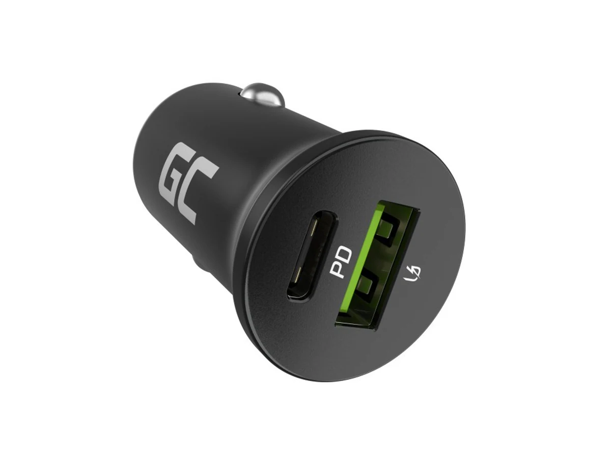 GREEN CELL GC POWERRIDE NANO38 38W 6A 1xUSB-C 1xUSB-A