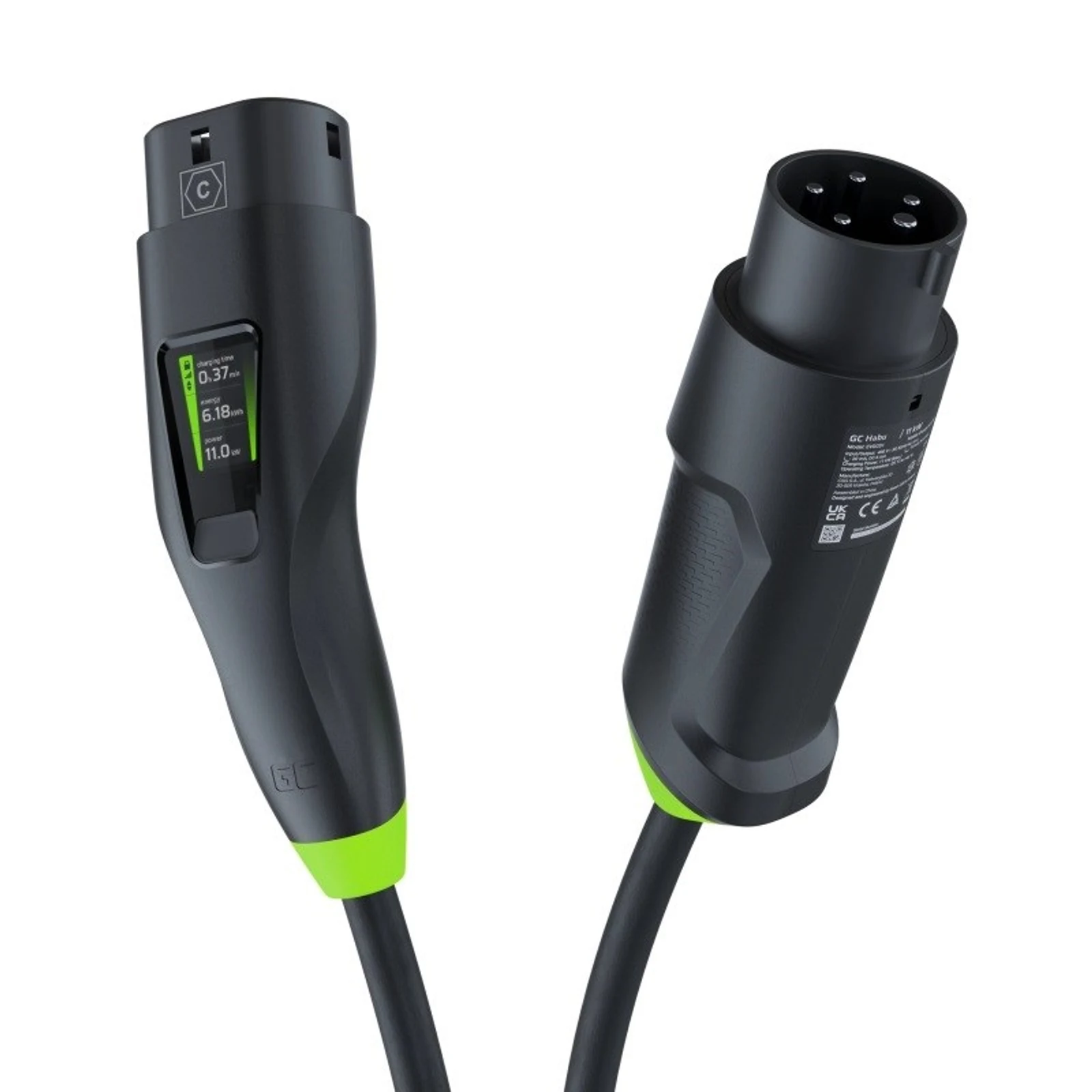 Ładowarka mobilna EV Green Cell Habu 11 kW Typ 2 — zdjęcie 1 z 3